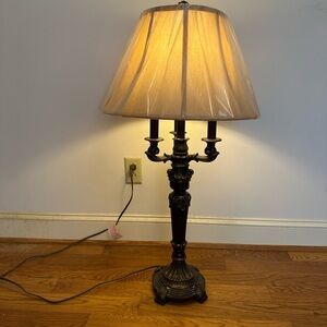 34” Elegant Tan Table Lamp (2 available)